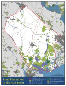 ace basin land protection map