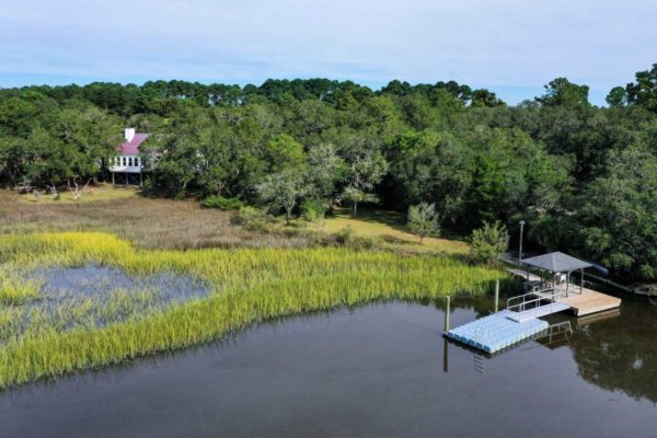 Waterfront Property for Sale Johns Island Tidal Creek Home with Land 2569 Abbapoola Road