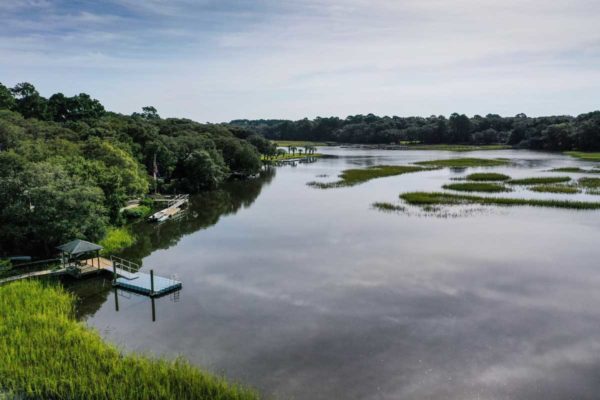 Waterfront Property for Sale Johns Island Tidal Creek Home with Land 2569 Abbapoola Road