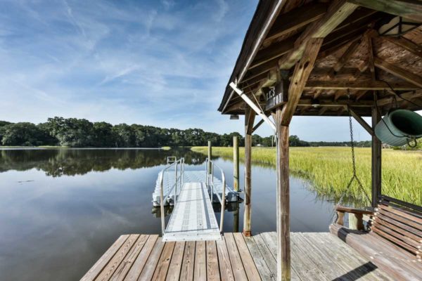 Waterfront Property for Sale Johns Island Tidal Creek Home with Land 2569 Abbapoola Road