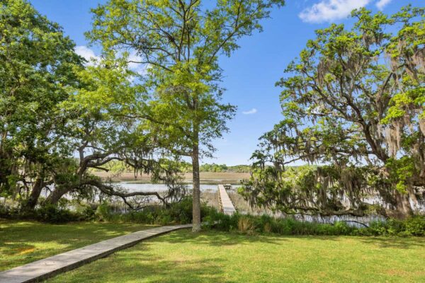 Waterfront Home in Meggett | 4411 Lord Proprietors Road | Looking out over a tributary of the Wadmalaw River