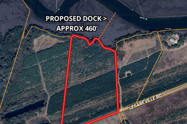 3296 legareville road proposed dock location